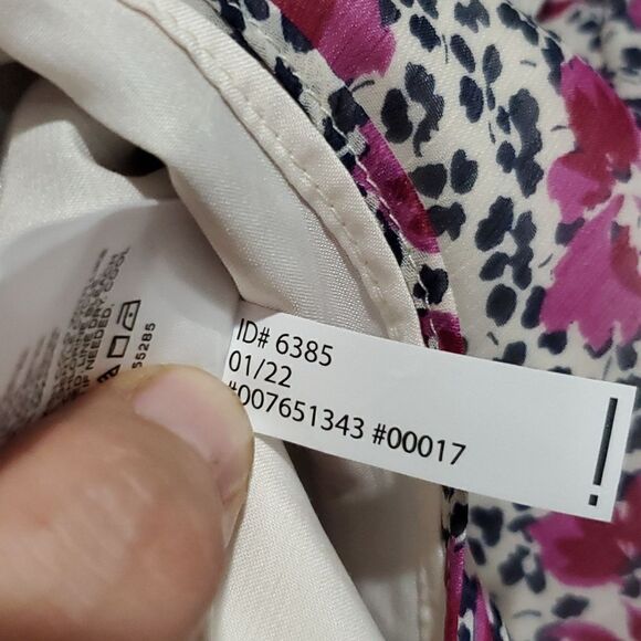 Express Tiered Ruffled Mini Skirt in Purple Floral Size M - Picture 8 of 9